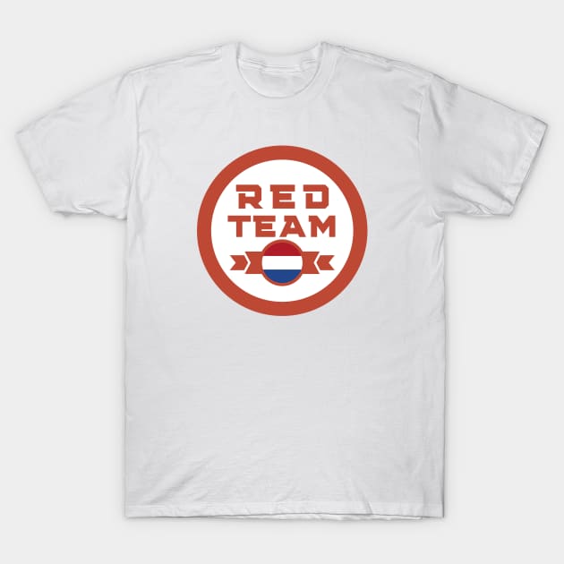 Cybersecurity Red Team Netherlands Gamification Badge CTF T-Shirt by FSEstyle